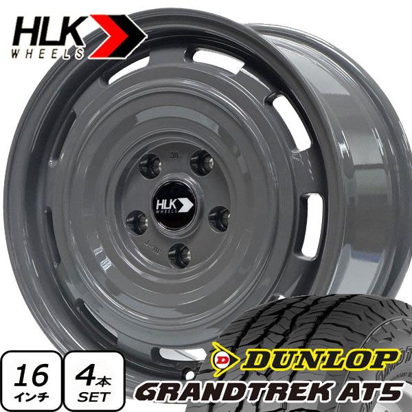 DUNLOP GRANDTREK SJ5 16インチ タイヤホイールセット GRANDTREK 【新品】CX-5 16インチ タイヤホイール4本セット DUNLOP AT5