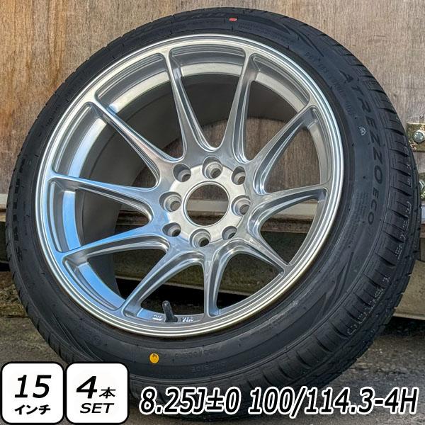ATREZZO 在庫限り 新品 タイヤホイール4本セット 15インチ 15x8.25J ±0 