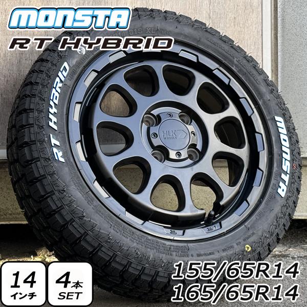 MONSTA TYRES ハスラー MR31S MR41S MR52S MR92S 新品14インチタイヤ