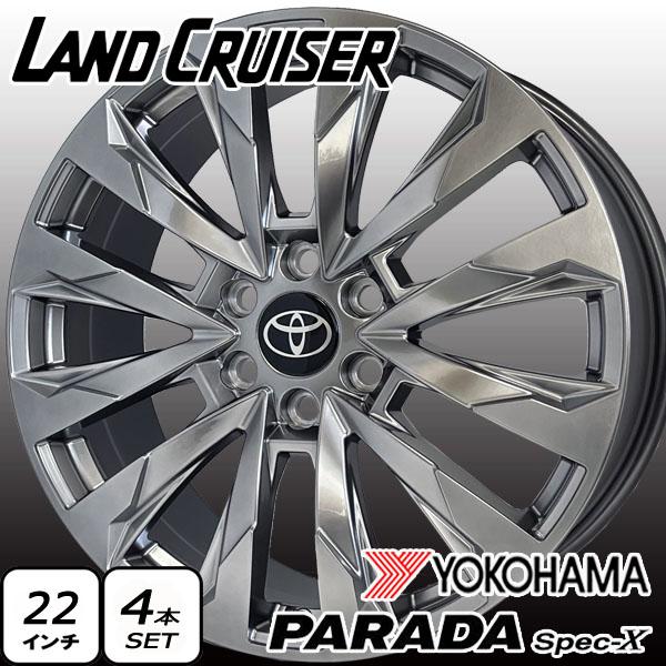 Hideaki Ando ホイールタイヤ4本セット ランクル250 300 新品】ランクル300/ランクル250 夏タイヤ ホイール4本セット 265/65R18