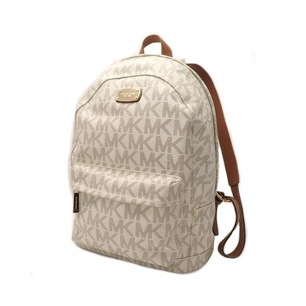 Michael Kors マイケルコース リュックサック バッグパック レザー 白 茶 アラモード Alamode 通販 Yahoo ショッピング