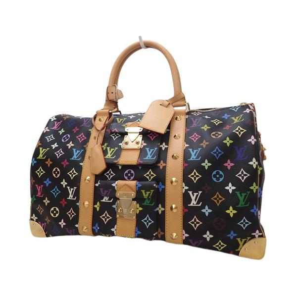 LOUIS VUITTON専用 LOUIS VUITTON ルイ・ヴィトン モノグラムマルチカラー キーポル45 黒