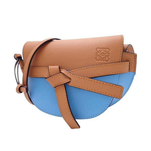 【早い者勝ち】LOEWE ロエベ　 ゲートバッグ　ミニ　 色:ライトオート 早い者勝ち】LOEWE ロエベ ゲートバッグ ミニ 色:ライトオート