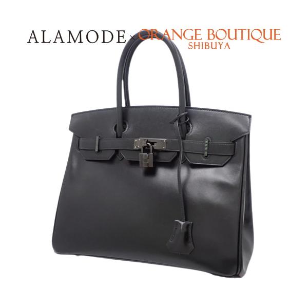 HERMES エルメス ソーブラック バーキン30 ハンドバッグ So