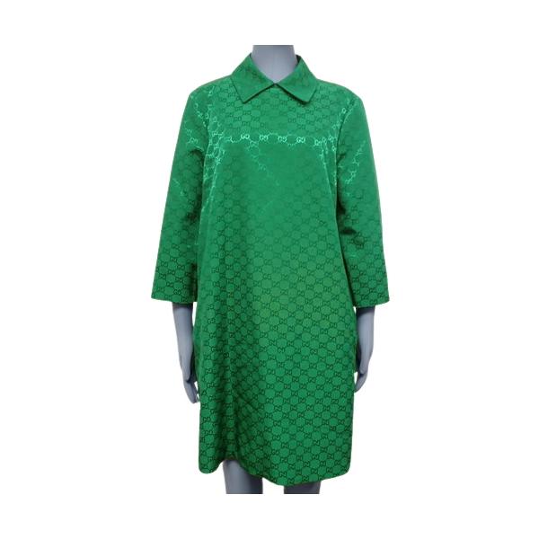 9／2掲載終了gucci ワンピース　ドレス GUCCI GUCCI(グッチ) GGキャンバス ドレス ワンピース 七分袖