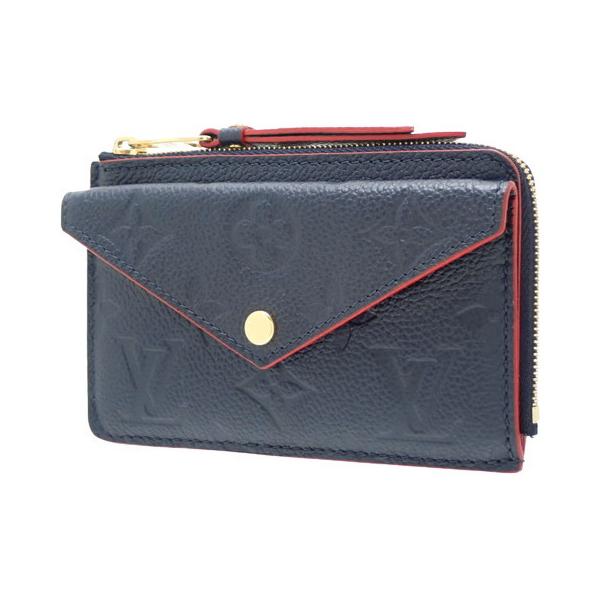 ルイヴィトン アンプラント 財布 M69420 ポルトカルト レクトヴェルソ 紺 LOUIS VUITTON ルイ・ヴィトン ポルト カルト・レクト ヴェルソ