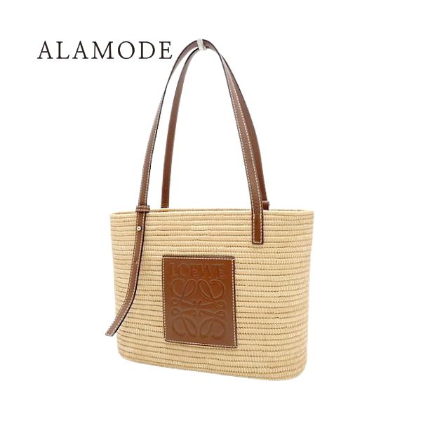 【 LOEWE・お値下げ 】カゴバッグ　スクエアバスケットバッグ Basket（LOEWE） LOEWE ロエベ Square Basket スクエア