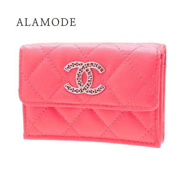 CHANEL シャネル マトラッセ 三つ折り財布 コンパクト財布 3