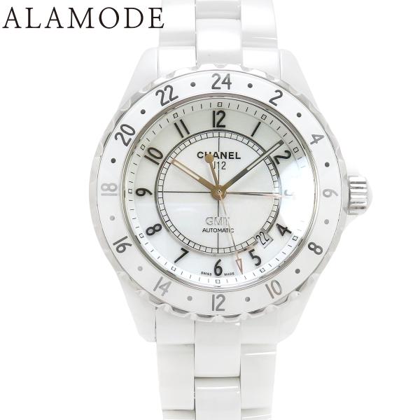 CHANEL 【保証書付】シャネル J12 GMT H2126 セラミック CE 自動巻き  