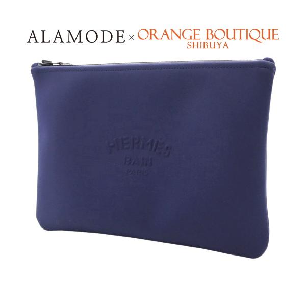 HERMES（エルメス） ネオバンMM ブルー・マリン ネイビー紺 ナイロン