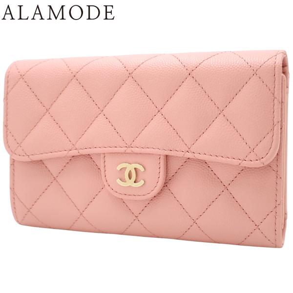 美品 シャネル AP0232 マトラッセ ミディアム フラップウォレット CHANEL シャネル マトラッセ ミディアム フラップ ウォレット