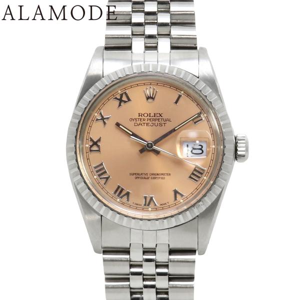 ROLEX 【保証書付】ロレックス 16030 デイトジャスト SS R番 自動巻き
