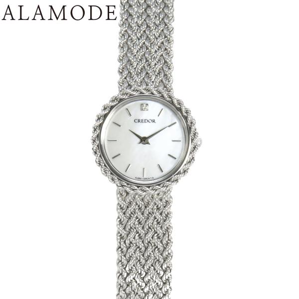 SEIKO セイコー クレドール 4J80-0AC0 WG クオーツ 腕時計 ホワイト