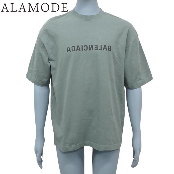 BALENCIAGA BALENCIAGA(バレンシアガ) ミラーロゴ Tシャツ 2022