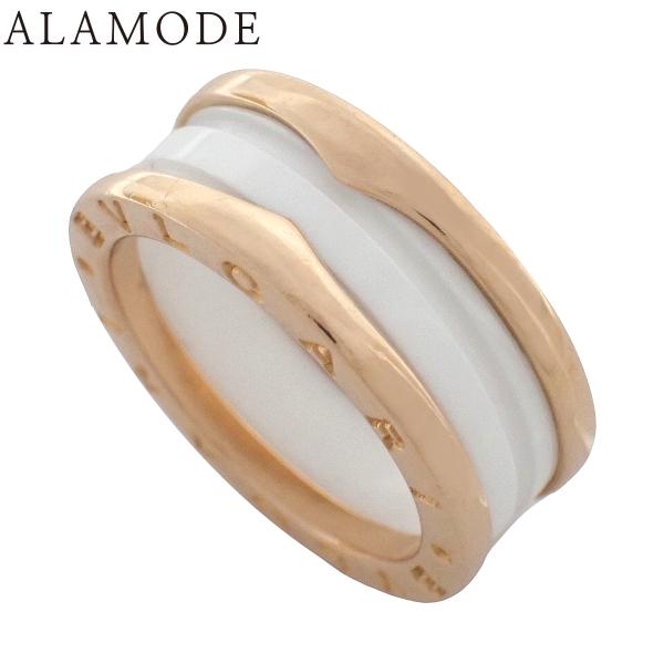 BVLGARI（ブルガリ） ビー・ゼロワン リング 347021 K18PG ホワイト