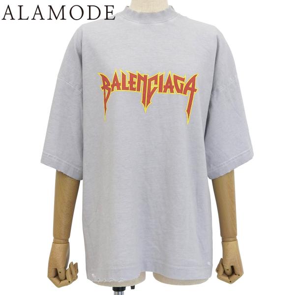 BALENCIAGA Symbolic ロゴTシャツ 美品 BALENCIAGA】SYMBOLIC LOGO ストレッチロンT 長袖 (BALENCIAGA/Tシャツ