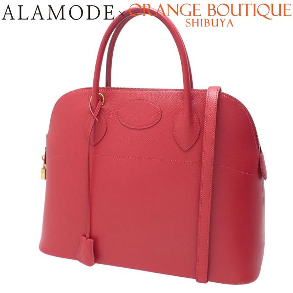 HERMES（エルメス） ボリード35 ルージュヴィフ レッド赤 クシュベル