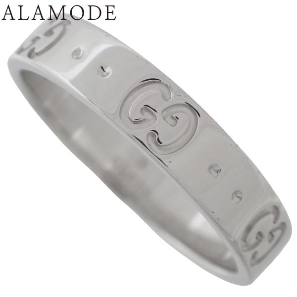 GUCCI（グッチ） アイコン スリムリング 660070 ホワイトゴールド