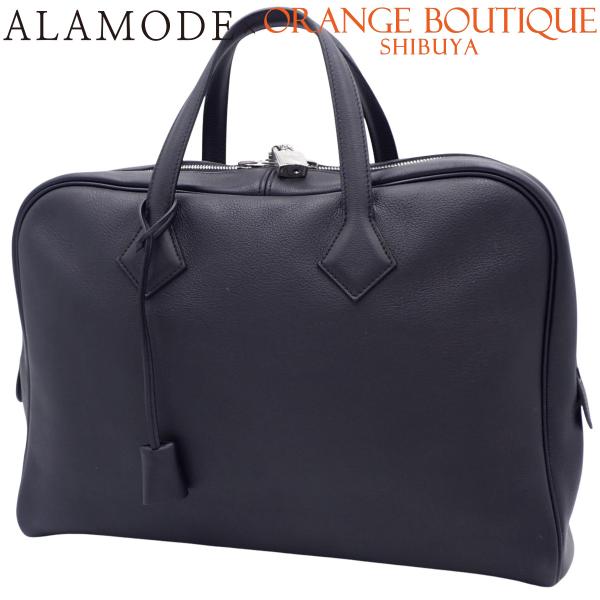 HERMES（エルメス） ヴィクトリア2 12H 40 ブルーインディゴ ネイビー