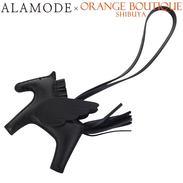 HERMES（エルメス） ロデオチャーム ペガサスPM ブラック黒