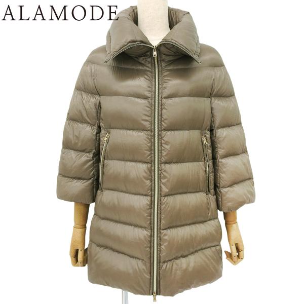 HERNO（ヘルノ） ダウンジャケット 42 ナイロン ベージュ レディース