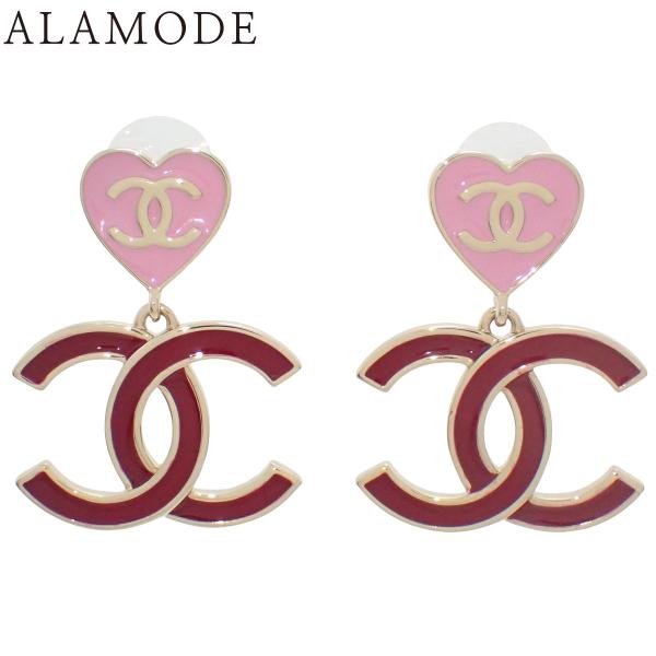 CHANEL（シャネル） ココマーク ピアス ABE035 メタル(GP) スイング