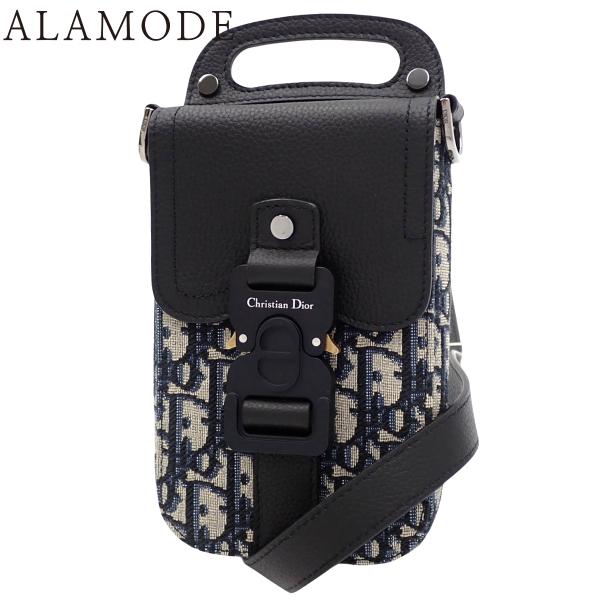 Dior オブリーク ナイロンジャカード ポーチ ショルダー ボディバッグ すぐ届く☆【Dior】オブリークジャカード ショルダーバッグ (Dior