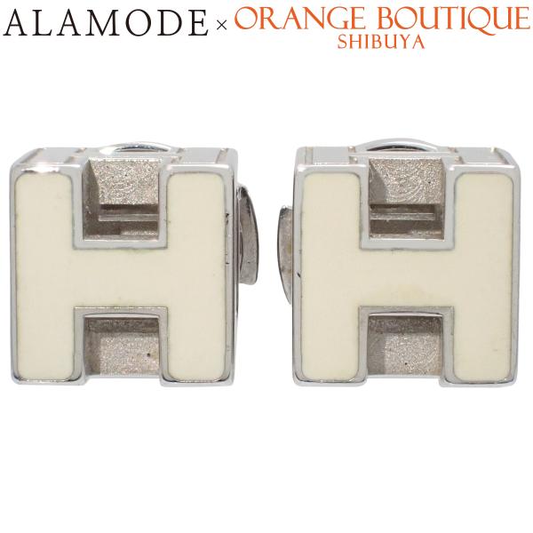 HERMES（エルメス） カージュ ド アッシュ Hキューブ ピアス メタル