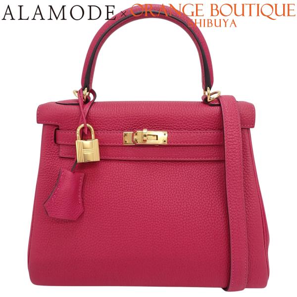 HERMES（エルメス） ケリー25(内縫い) フランボワーズ フューシャ