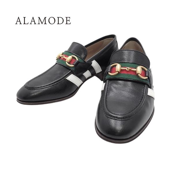 GUCCI グッチ アディダスコラボ ローファー シューズ ウェブライン 36 