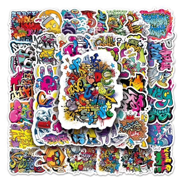 Graffiti グラフィティ ストリート 手描き ペイント ステッカー 大量 ヒップホップ グラフティ ステッカー セット まとめ売り ストリート