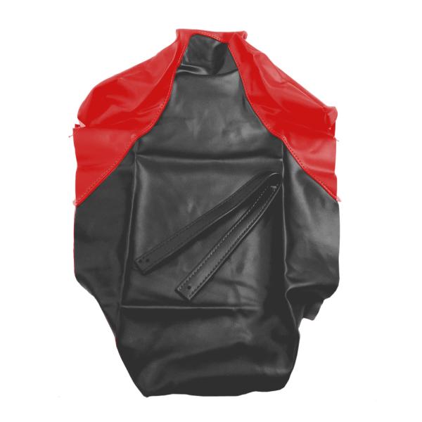 XR250 シート　MD30 MOTION 張り替えシート　美品 送料無料 XR250 (MD30) シート/カバー/生地/座面 黒/サイド 赤
