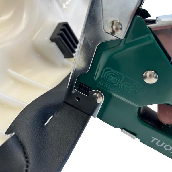 TW200純正シート 張り替え済み 送料無料 TW225/TW200 (4CS) シート/カバー/生地/表皮 赤 張替え