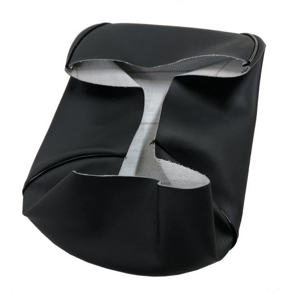 モトコンポ AB12 シートカバー 黒/パイピング： 黒 張替え 純正シート