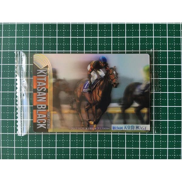 サラブレッドホースコレクションキタサンブラックサインノーマル＋ラストラン現地馬券 サラブレッドホースコレクション【キタサンブラック】サイン入りカード