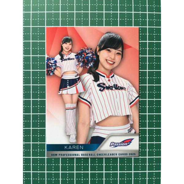 ☆BBM 2025 チアリーダーカード DANCING HEROINE #P15 KAREN［Passion