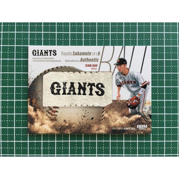 BBM GIANTS PRIDE 2016 坂本勇人 非売品USメモラビアカード BBM GIANTS PRIDE 2016 坂本勇人 非売品USメモラビアカード