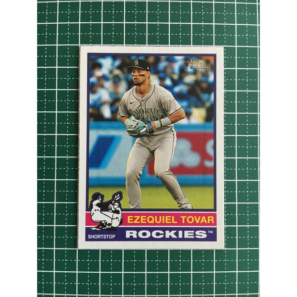 ☆TOPPS MLB 2025 HERITAGE #14 EZEQUIEL TOVAR［COLORADO ROCKIES 