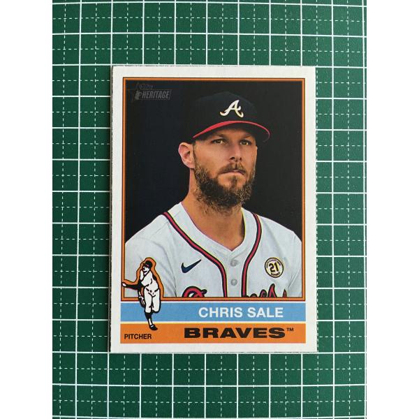☆TOPPS MLB 2025 HERITAGE #257 CHRIS SALE［ATLANTA BRAVES］ベース