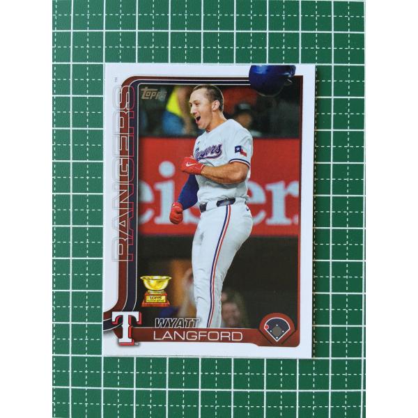 ☆TOPPS MLB 2025 SERIES 2 #455 WYATT LANGFORD［TEXAS RANGERS