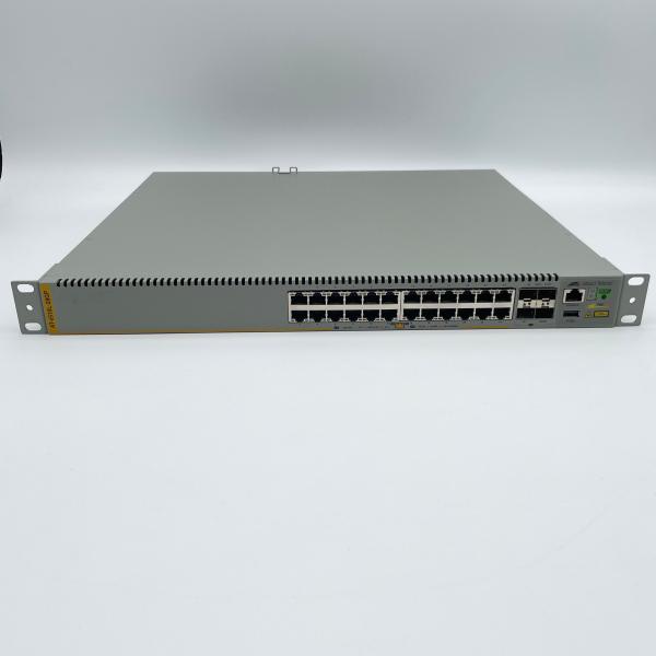 中古 Allied Telesis AT-x510L-28GP｜24ポートPoE+｜4SFP+ 10GbE｜レイヤ3スイッチ｜企業向けLAN構築 動作確認済 ネットワーク機器