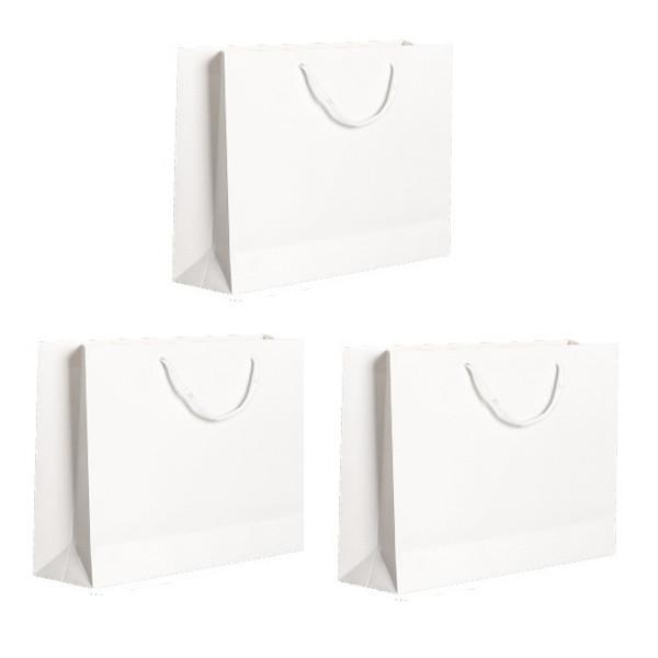 ホワイト紙袋 3枚セット