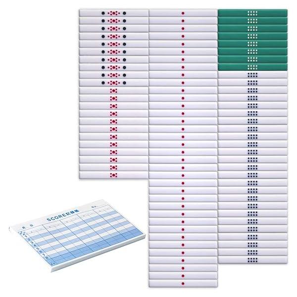 ・セット内容 : 10000点棒×10本 / 5000点棒×12本 / 1000点棒×36本 / 500点棒(緑)×8本 / 100点棒×25本(合計91本)・点棒サイズ : 約 4 × 7 × 65 mm / 材質 : プラスチック・重量...