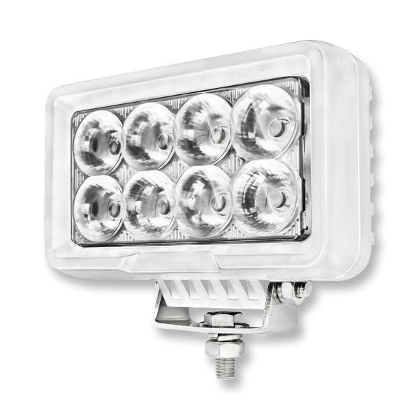 ボート 船 デッキライト に最適な 白ボディ 40w LED 作業灯 ライト■船のデッキライトに■トラクター 重機 農業機械 の作業灯に■トラックの荷台やタイヤ灯に■倉庫の投光器 DIYに■その他 夜間作業の照明 にお勧めです。◆12v 2...