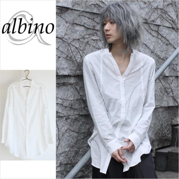 ロングシャツ メンズ ロング丈 Vネック 長袖 モード系 ホワイト 白 個性的 日本製 国産 オリジナル ブランド トップス 中性的 ユニセックス レディース Buyee Buyee 日本の通販商品 オークションの代理入札 代理購入