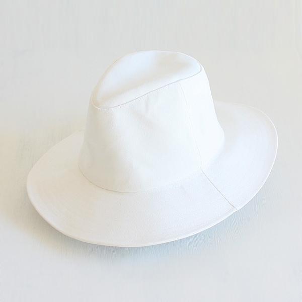 ハット メンズ つば広 中折れ モード系 白 ホワイト 個性的 コットン 綿 帽子 中性的 ユニセックス レディース Buyee 日本代购平台 产品购物网站大全 Buyee一站式代购 Bot Online