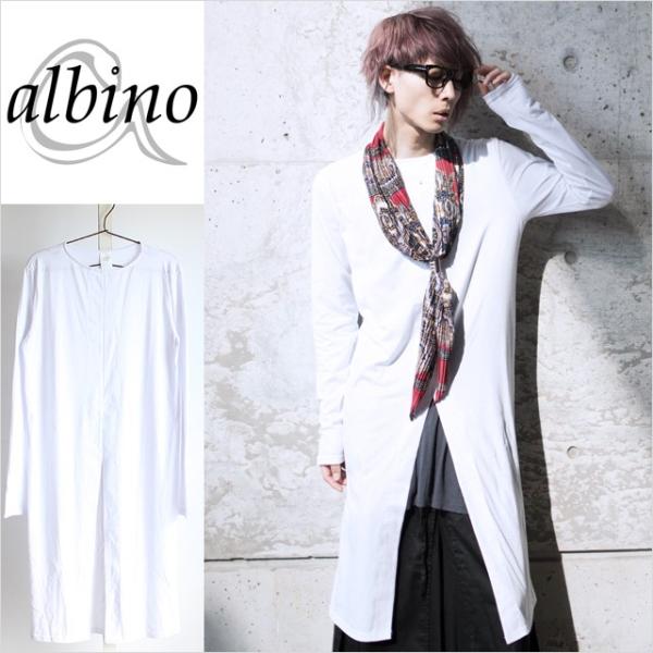 カットソー メンズ ロング丈 長袖 モード系 ワンピース スリット 白 ホワイト 変形 Tシャツ 個性的 日本製 国産 オリジナル 中性的 ユニセックス レディース Buyee Buyee 일본 통신 판매 상품 옥션의 대리 입찰 대리 구매 서비스