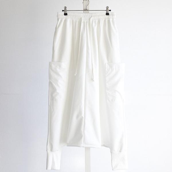 サルエルパンツ メンズ ワイドパンツ 袴パンツ タイパンツ モード系 白 ホワイト 日本製 国産 個性的 オリジナル ブランド ユニセックス レディース 中性的 Buyee Buyee 日本の通販商品 オークションの代理入札 代理購入