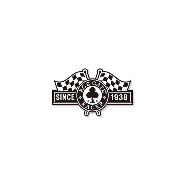 ACE CAFE LONDON G[X JtF h XebJ[ ACE CAFE LONDON fJ[ Racer Flag 93×55mm ACE-N019DE