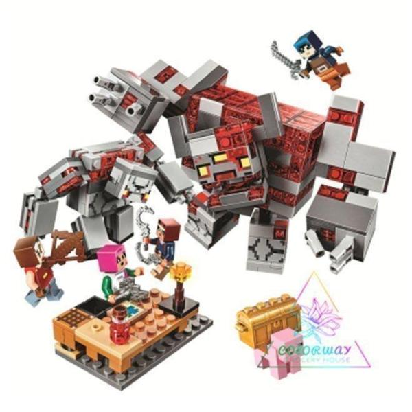 マインクラフト レゴ レッドストーンの決戦 21163 おもちゃ マインクラフト ブロック レゴ 互換 子供プレゼント ギフト